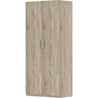 Meublorama RU-MIKE-6805-2*2C/52KG, 4 Regale, 2 Tür(en), Braun, MDF-Platten, 420 mm, 800 mm