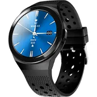 Ele eleoption Schwarz Sportuhr mit Herzfrequenzmessung Wasserdicht 10 Sportmodi Daten für unbegrenzte Zeit speichern Unterstützung von Google Fit
