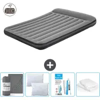 Bestway Luftmatratze - 2-Personen - 152 x 203 x 30 cm - Grau - Inklusive Zubehör