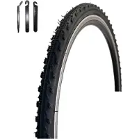 Maxxi4you 1 x VEE Rubber V185 28" Fahrradreifen Schwarz 37-622 (28 x 1,40) inkl. Reifenheber