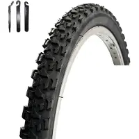 Maxxi4you 1 x VEE Rubber V114 24" Fahrradreifen Schwarz 47-507 (24 x 1.75) inkl. Reifenheber