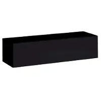 Meublorama AM-SWITCH-ZZ SW RTV 2*1C/21KG, Schwarz, Mitteldichte Faserplatte (MDF), 1 Tür(en), 400 mm, 1200 mm, 300 mm