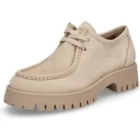 MIDS MINKA Damen Schnürschuh Sand aus Nubuckleder mit Lederfutter