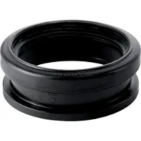 Geberit GE PE Steckmuffe für Wand, verkürzt, d 90/90mm, mit Dichtung, 366941, 1 Stk.