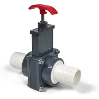 Praher PVC Absperrschieber PVC Ø 38 mm