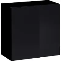 Meublorama DS-AM-SWITCH-ZZ SW SW 3*1C/15KG, MDF-Platten, Schwarz, 1 Regale, 300 mm, 600 mm, 600 mm