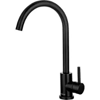 LOMAZOO Küchenarmaturen & Wasserhähne Titan Edelstahl Schwarz