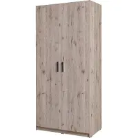 Meublorama MK-SNOW II-SW-R20154_R20154-02-B*2C/64KG, 1 Regale, 2 Tür(en), Braun, MDF-Platten, 540 mm, 920 mm
