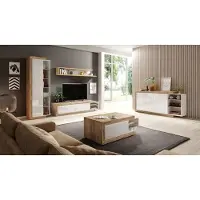 Meublorama DL-HA-SINTRA-24BSKS02-05-40-43-99-*9C/285KG, 24 Regale, 7 Tür(en), Braun, Mitteldichte Faserplatte (MDF), 600 mm, 4000 mm