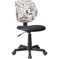 CasaDolce Casa Dolce Kinder Bürostuhl MEAMI, 40x50x81/86 cm, Kunststoff, höhenverstellbar, pink