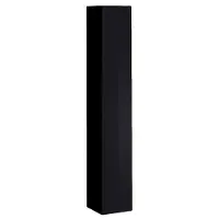 Meublorama DS-AM-SWITCH-ZZ SW SW 1*1C/25KG, MDF-Platten, Schwarz, 3 Regale, 300 mm, 300 mm, 1800 mm