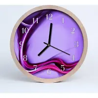 Tulup Holzuhr 30fi cm wanduhr - Abstrakte Kunst