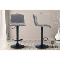 CLP Barhocker Hoover Stoff B hellgrau