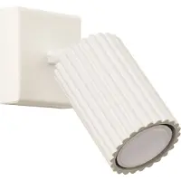 Licht-Erlebnisse Wandspot Aluminium GU10 verstellbar Creme Modern Wandlampe