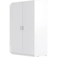 Meublorama MK-SNOW-SW-U11400_HG0001-06-B*3C/135KG, 9 Regale, 2 Tür(en), Weiß, MDF-Platten, 1170 mm, 1170 mm