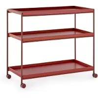 Kartell TRAYS Servierwagen matt lackiert 80x40 cm