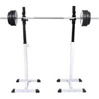 Syfax dkd-home-decor Klimmzugstange für Heimkrafttraining, Stahl, 80 kg belastbar, 50 x 48 x 107-165 cm
