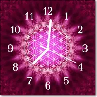 Tulup Stille Wanduhr Abstrakte Kunst 30x30