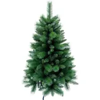 JUNG Künstlicher Weihnachtsbaum Künstlicher Spritzguss Weihnachtsbaum 120cm Tannenbaum Weihnachtsdeko, Edeltanne, Nordmanntanne Premium Edel