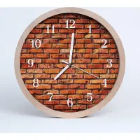 Tulup Holzuhr 30fi cm wanduhr - Mauer Architektur