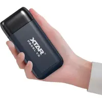 XTAR PB2SL V2 - 2-Schacht handliche Li-Ion Akku Reiseladegerät & Powerbank