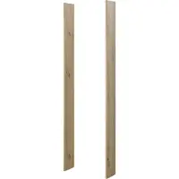 Meublorama HA-OPTIMA-249AKL03-*1C/17KG, Braun, Mitteldichte Faserplatte (MDF), 20 mm, 220 mm, 2160 mm, 17 kg