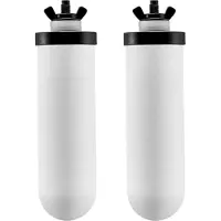 Vevor Schwerkraft-Wasserfiltersystem Ersatz Wasserfilter-Ersatz Reinigungselemente, Keramik-Ersatzfilter, leicht austauschbarer Wasserfilter