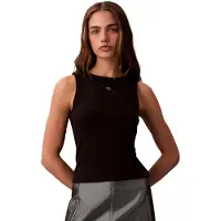 Calvin Klein Jeans Top LV047C201G Schwarz Slim Fit 36