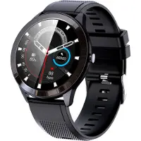 Ele eleoption SmartWatch Fitness Tracker mit wasserdichtem Bluetooth Herzfrequenz Monitor Schlafqualität Tracker Schwarz