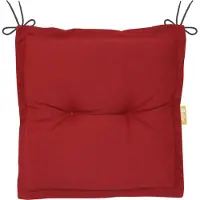Kettler Herlag Hockerauflage AVA Sun-Guard 50x50x9cm Rot Polster für Gartenhocker extra dick UV- & Fleckschutz