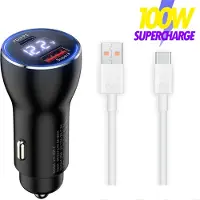 TELEFONMAX 100W 80W 66W HONOR SUPERCHARGE CHARGE Autoladegerät USB C Ladekabel Dual Usb C Zigarettenanzüpnder Kfz-Schnellladegerät Adapter für Honor Magic6 6Pro