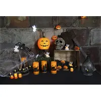 Best Season LED-Partylichterkette "Ghost" 8tlg. weisse Geister,coolwhite LED, m. Trafo, outdoor, 476-12