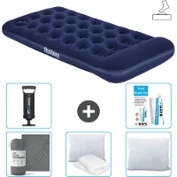 Bestway Luftmatratze - 1 Person - 99 x 188 x 28 cm - Blau - Inklusive Zubehör