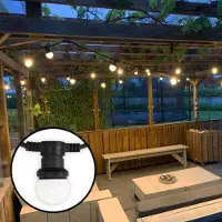 Olucia - 100 LED-Lichterkette - 100 weiße Glühbirnen