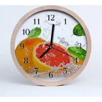 Tulup Holzuhr 20fi cm wanduhr - Grapefruit Grapefruit