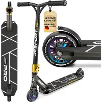 RE:SPORT Stunt Scooter REVO PRO für Kinder & Erwachsene mit Ständer | Profi Stuntroller 110mm PolyurethanWheels & Y-Bar | Stuntscooter Kickscooter ABEC 9 Kugellager | Tretroller Trickroller