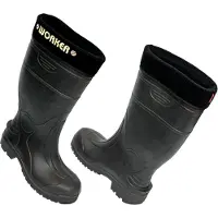 Lemigo Sicherheitsschuhe Gummistiefel Winterstiefel Gefüttert Winterschuhe (BLWORKER) Gr. 45