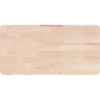 vidaXL "2026 MODERNE"Waschtischplatte - schwere Qualität - 80x40x1,5 cm Massivholz Unbehandelt - Garten & Heimwerken CC4269011