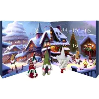 Markenlos Advent der Zwerge 2024 Adventskalender von Zwergpuppen - Weihnachtskobolde - geeignet für Kinder und Erwachsene.