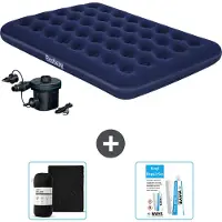 Bestway Luftmatratze - Doppelbett - 137 x 191 x 22 cm - Blau - Inklusive Zubehör