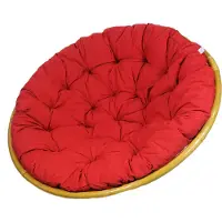 Rattani Polster, Kissen, Auflage, Ersatzpolster für Rattan Papasansessel, Stoff Uni Living 201 D 120 cm