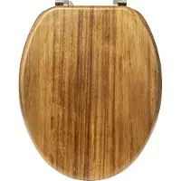 5 Five | Toilettendeckel - WC-Sitz - 46 x 37 x 6 cm - Braun - WC-Brille - Akazienholz