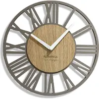 FLEXISTYLE Wanduhr Loft Piccolo 30cm Eiche