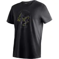 Maier Sports T-Shirt "Dieter Print" Herren Kurzarmshirt, leichtes Sommer Funktionsshirt, Rundhals, Reg Fit