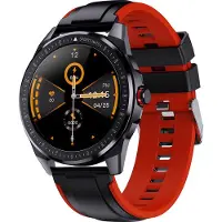 Ele eleoption Smart Watch Fitness Tracker mit 15 Sportmode Wasserdichter Bluetooth Pulsmesser Schlafqualität Tracker Rot