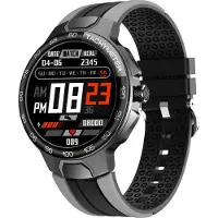Ele eleoption E15 Smart Watch Outdoor Sports Mechanische Uhr Wasserdichter Pulsmesser Schlafüberwachung Tracker Silbergrau