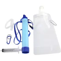 Ele eleoption Wildwasserreiniger Camping Überleben Outdoor-Zubehör Filter Stroh Survival