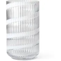 Lyngby Porcelæn - Lyngby Vase - Swirl White - 25 cm