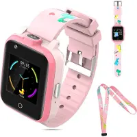 Ele eleoption (Rosa)Kinder Smart Watch Mädchen Jungen Smart Game Watch für Kinder Kinder SmartWatch mit 18 Lernspielen