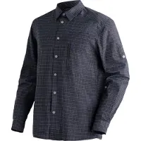 Maier Sports Funktionshemd "Mats L/S" Herren Hemd langarm, karriertes Freizeithemd, Langarmhemd, Regular Fit